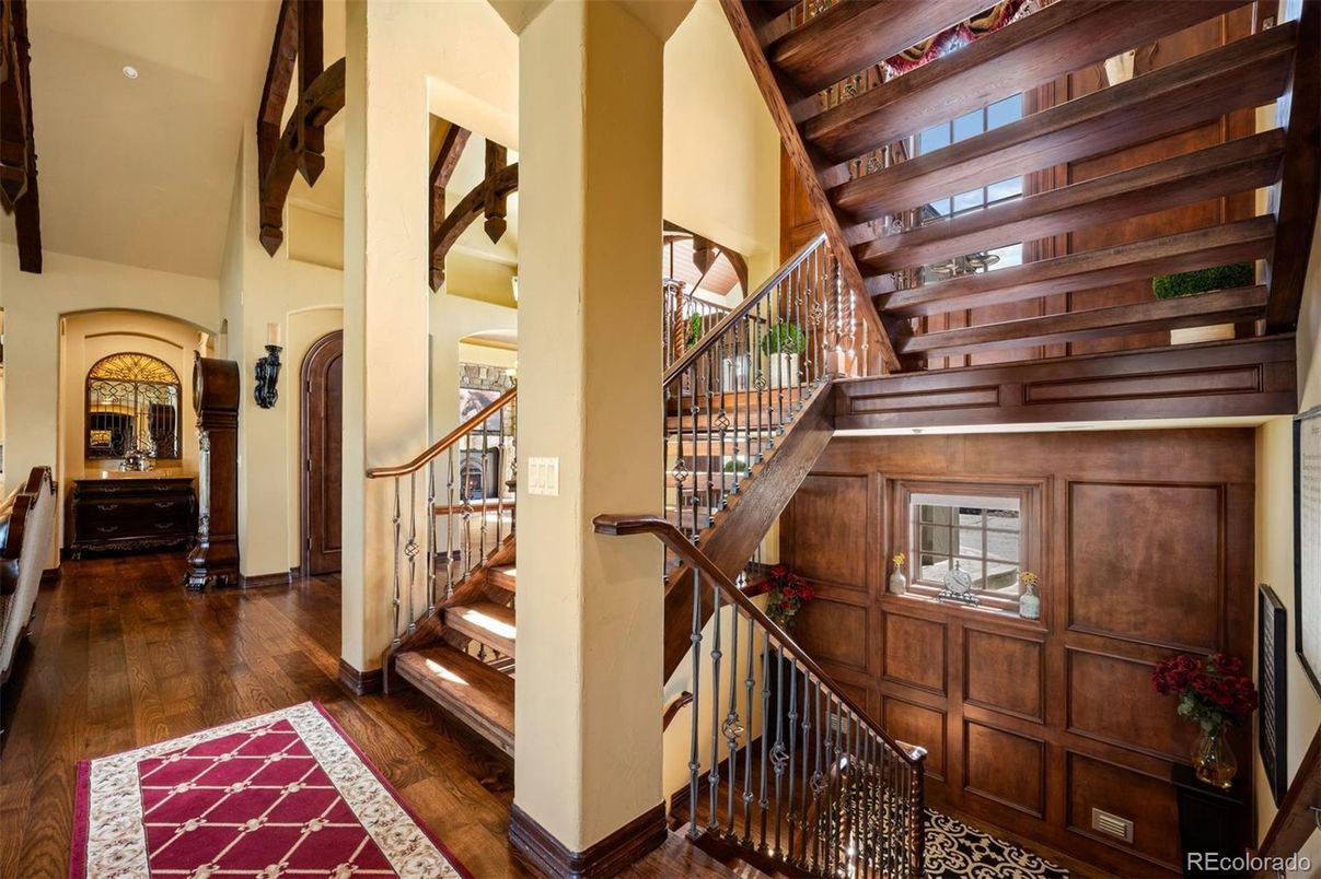 Interior, Wooden Beams, Wood Texture Flooring
