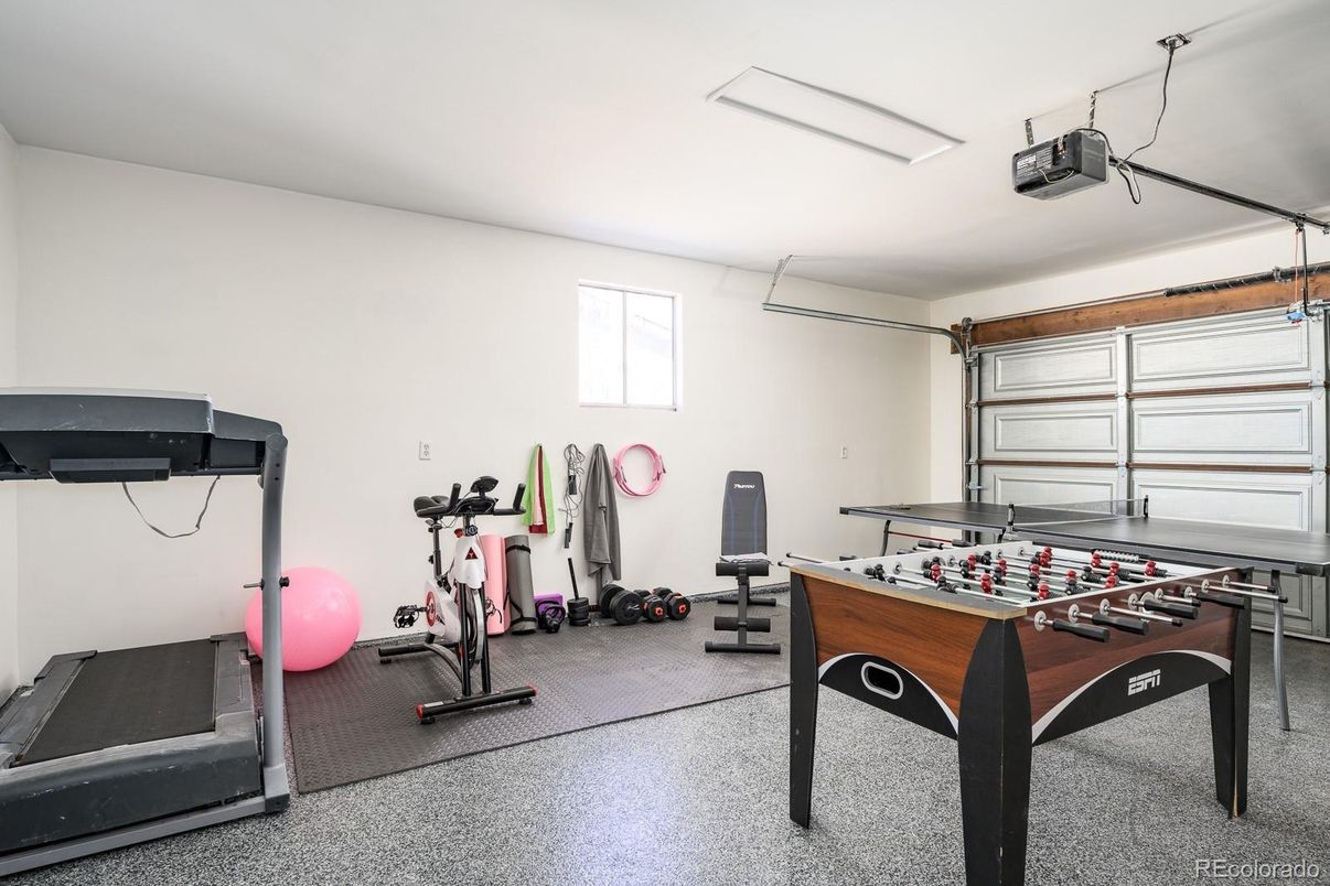 Fitness Equipment, Game Room, Interior
