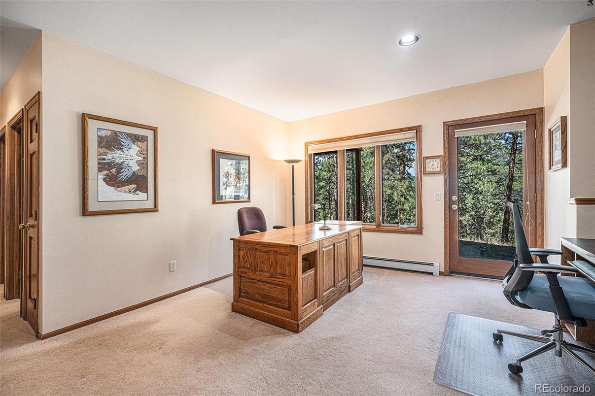 Home Office, Interior, Recessed Lighting