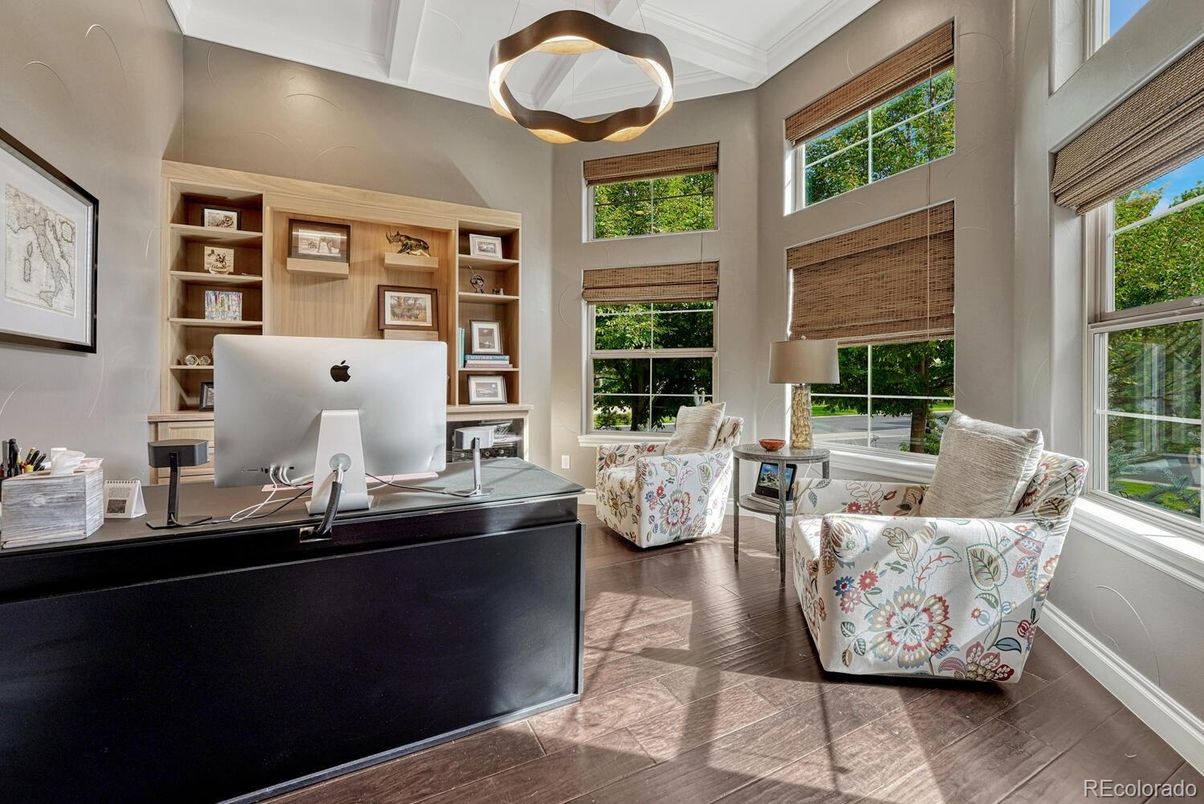 Home Office, Interior, Wood Texture Flooring