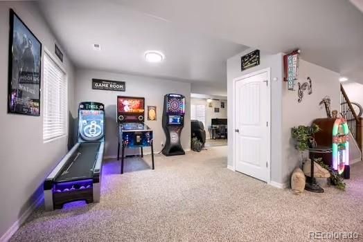 Game Room, Interior, Recessed Lighting