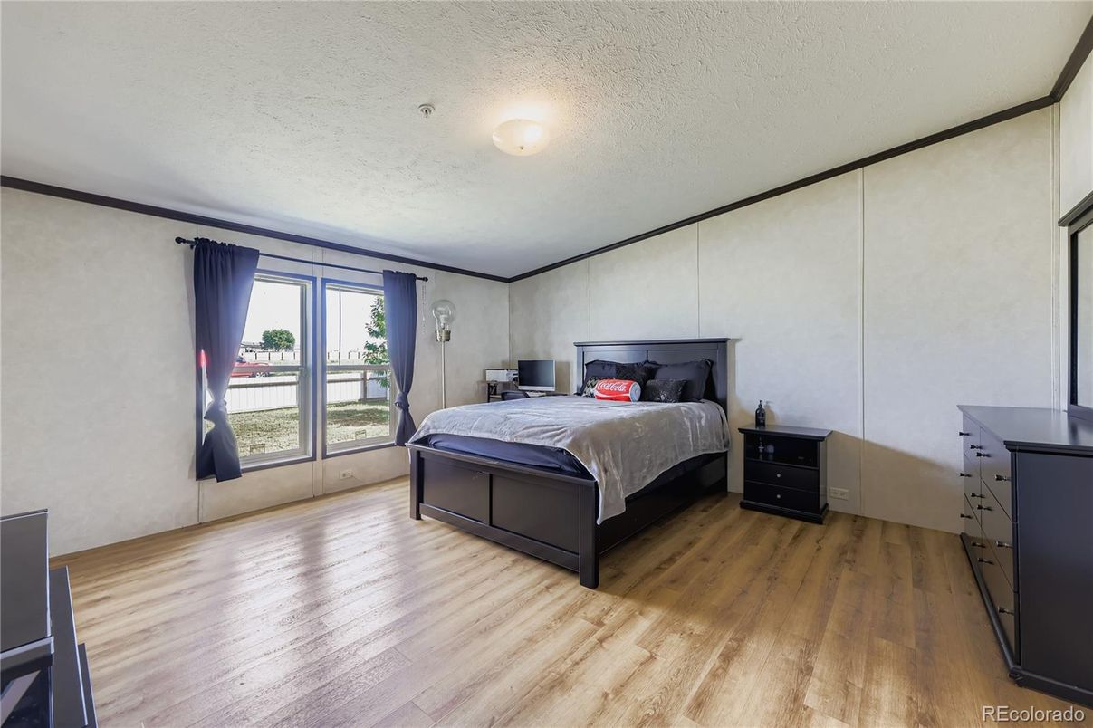 Bedroom, Interior, Wood Texture Flooring