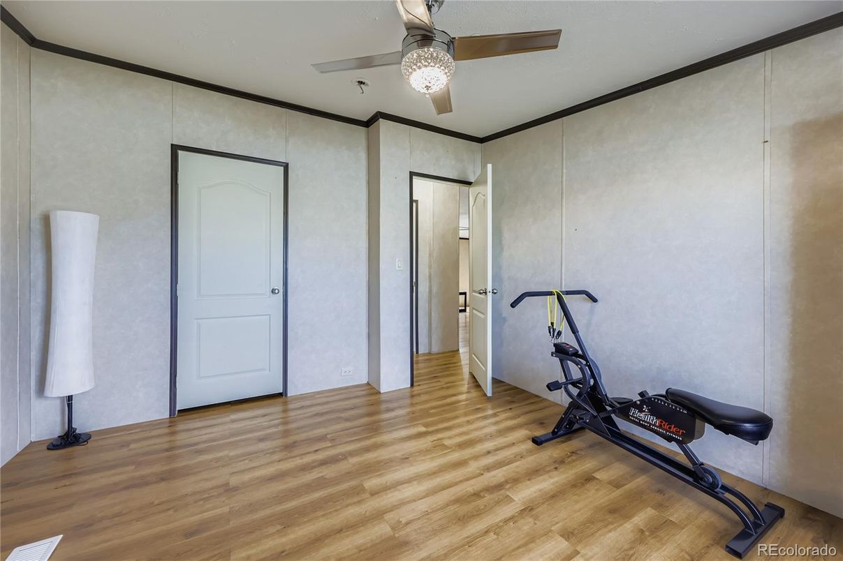Fitness Equipment, Interior, Wood Texture Flooring