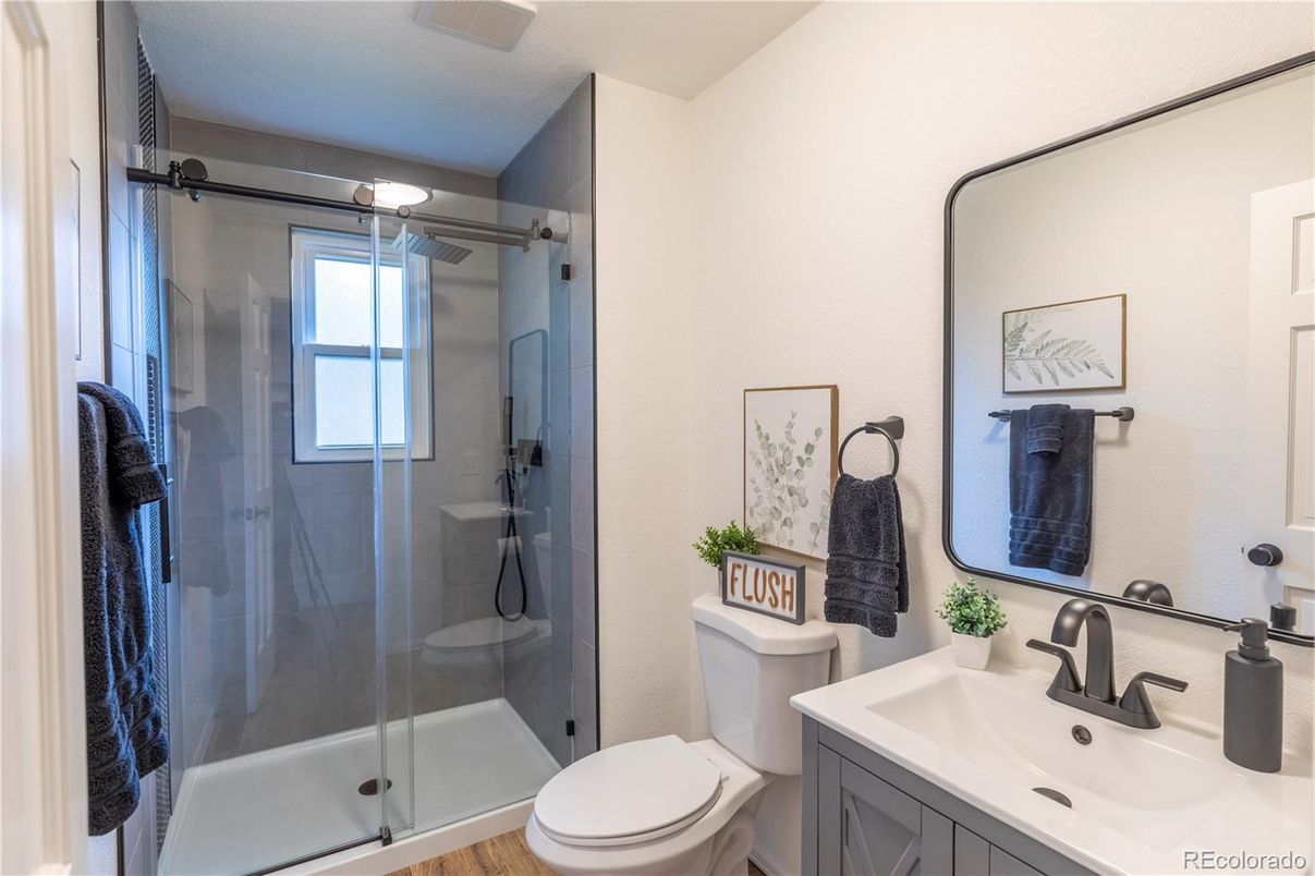 Bathroom, Glass Shower, Interior