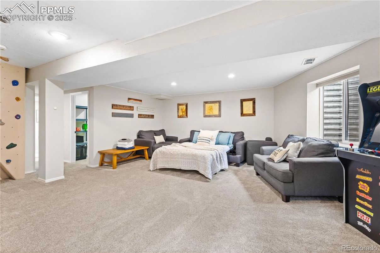 Interior, Living room, Recessed Lighting