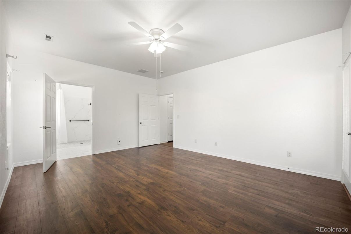 Empty room, Interior, Wood Texture Flooring