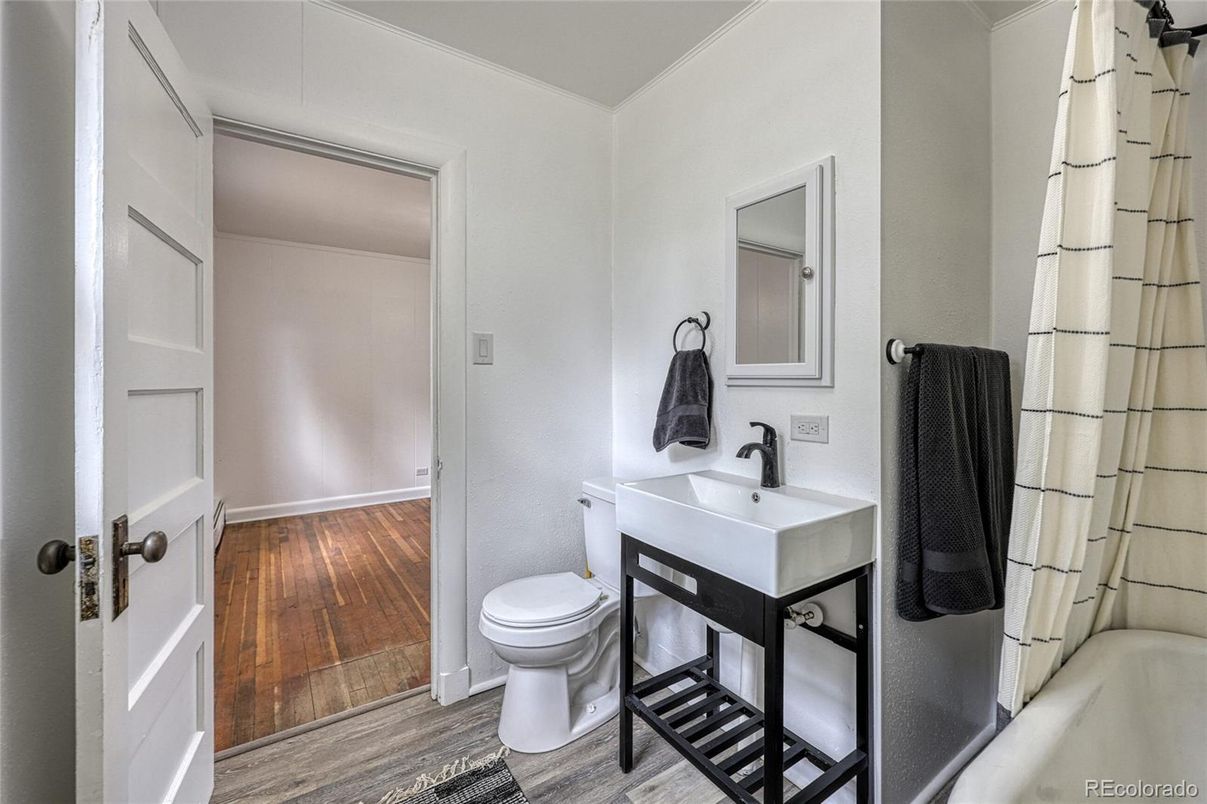 Bathroom, Interior, Wood Texture Flooring