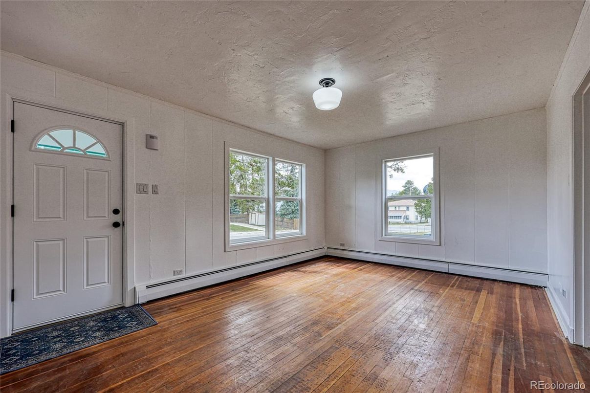 Empty room, Interior, Wood Texture Flooring