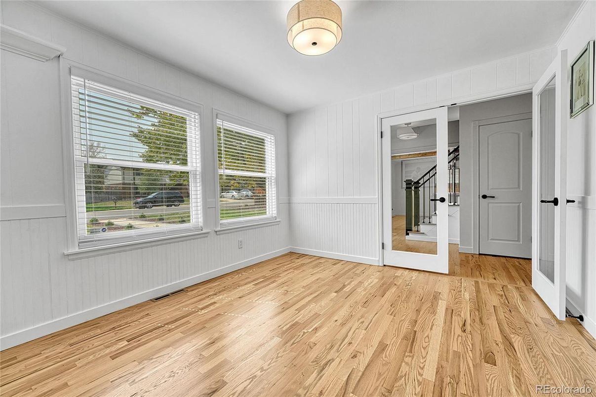 Empty room, Interior, Wood Texture Flooring