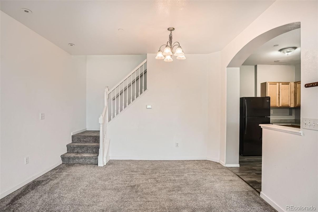 Chandelier, Empty room, Interior