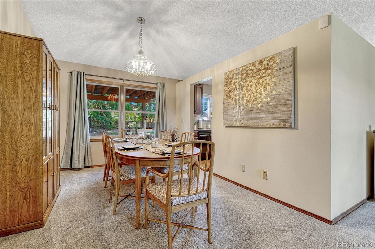Dining room, Interior, Pendant Lights