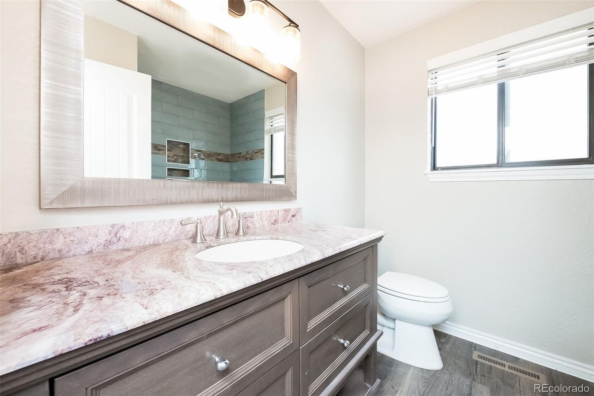 Bathroom, Interior, Wood Texture Flooring