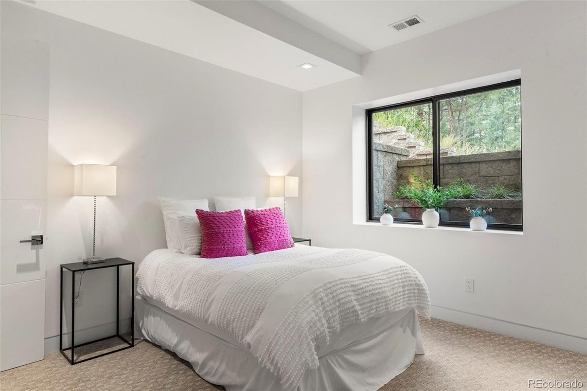 Bedroom, Interior, Recessed Lighting