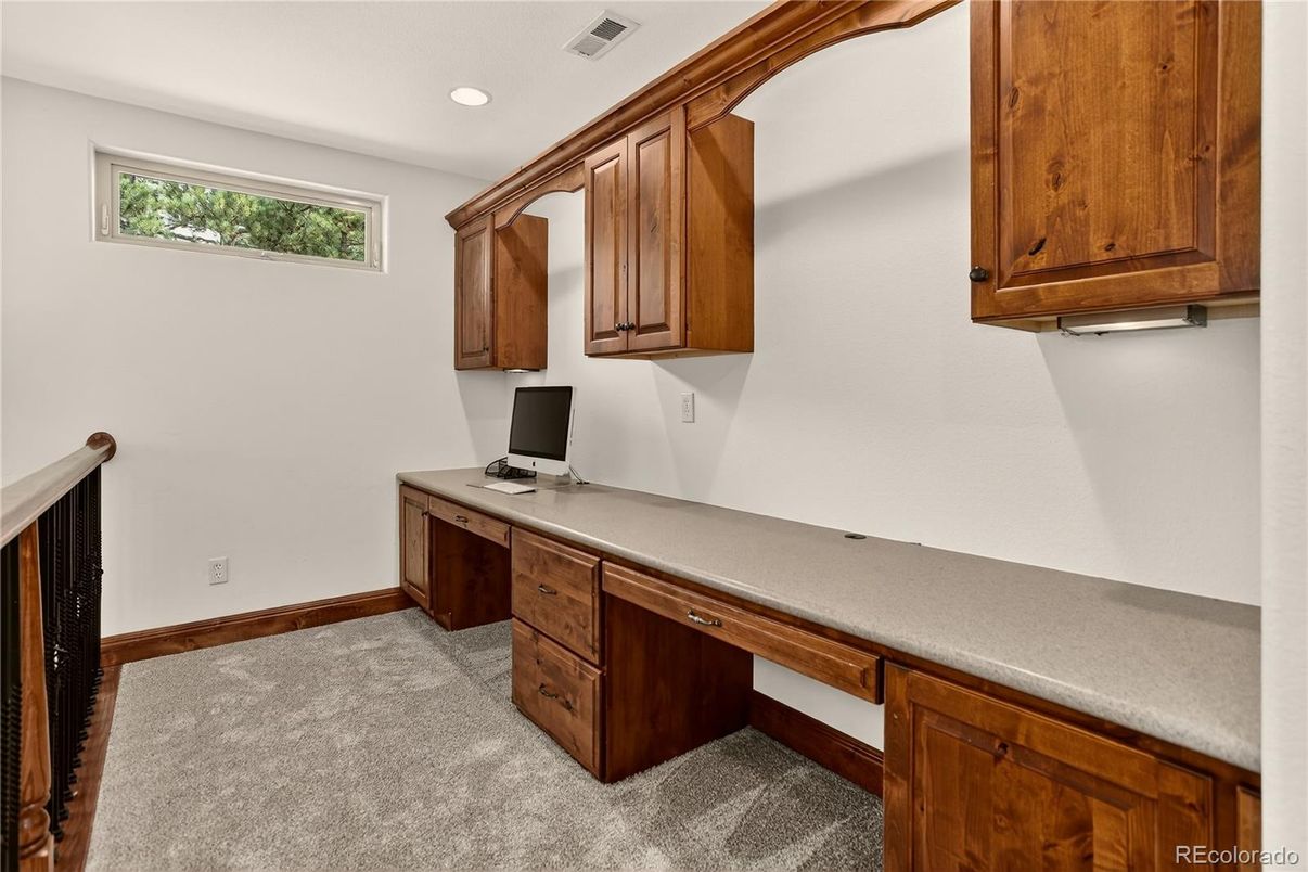 Home Office, Interior, Recessed Lighting