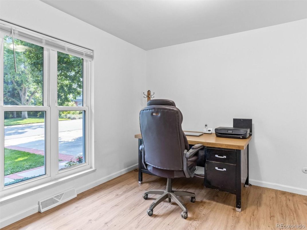 Home Office, Interior, Wood Texture Flooring