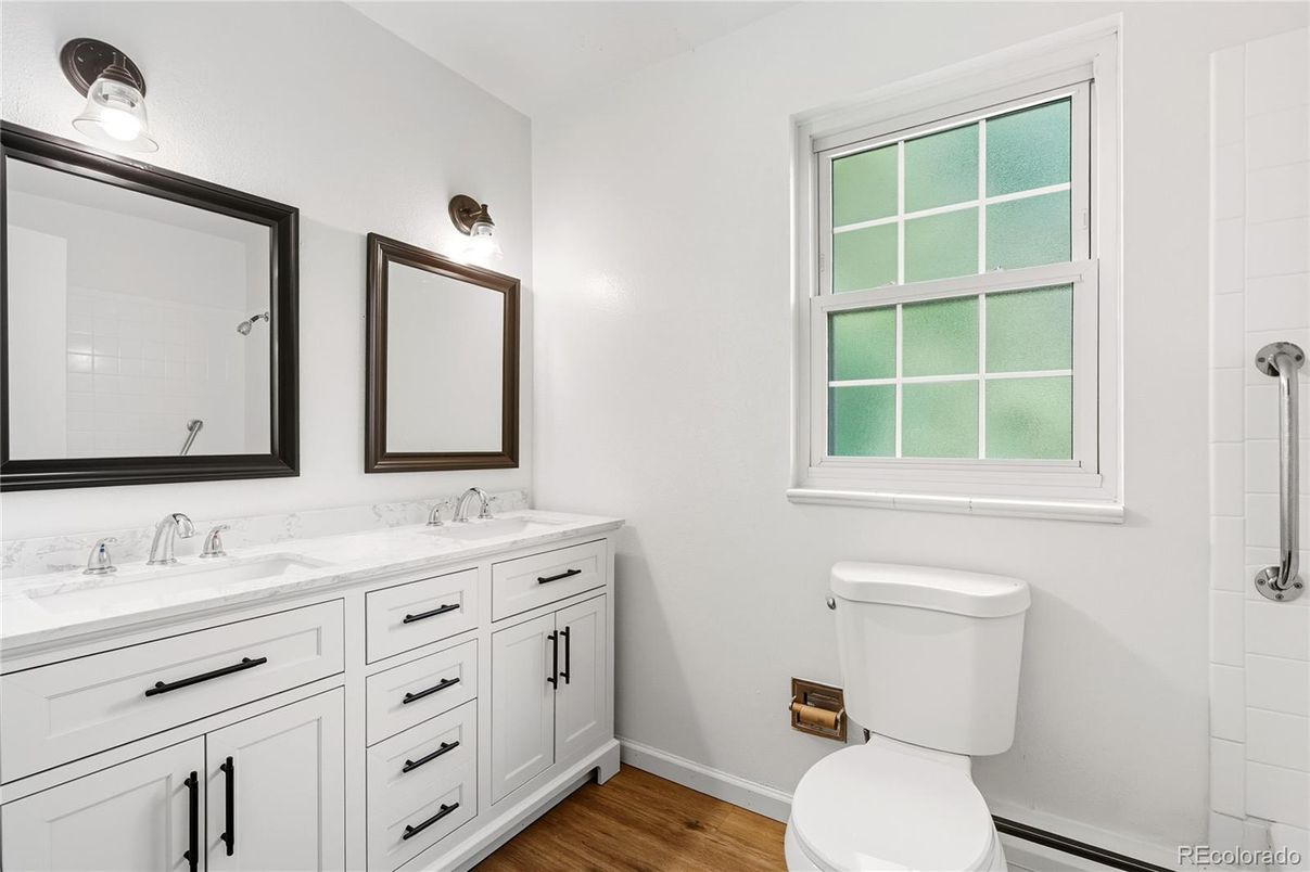 Bathroom, Interior, Wood Texture Flooring