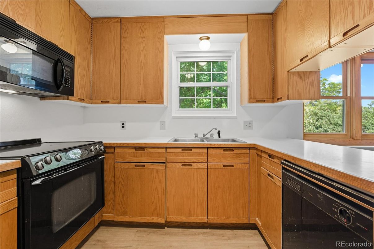 Interior, Kitchen, Wood Texture Flooring