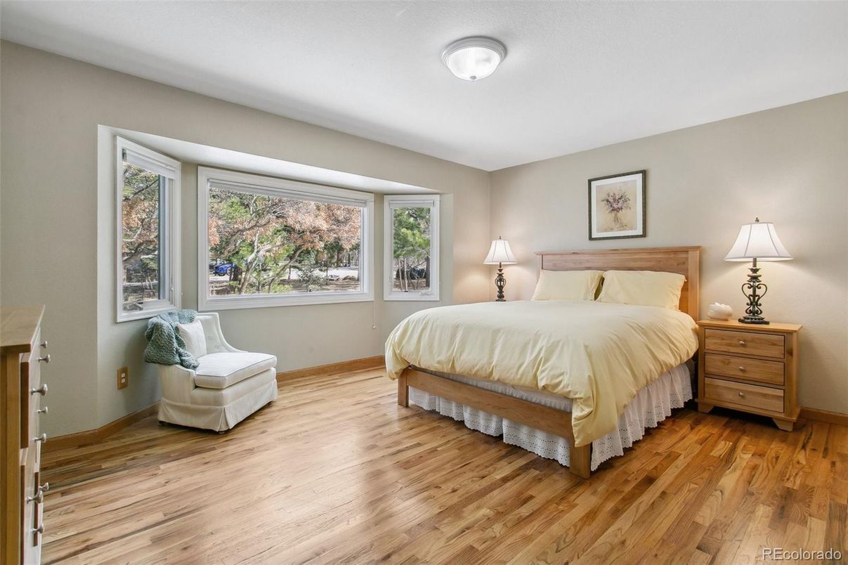 Bedroom, Interior, Wood Texture Flooring