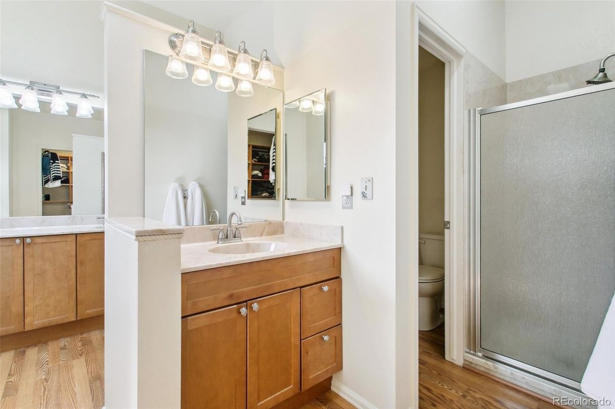 Bathroom, Interior, Wood Texture Flooring