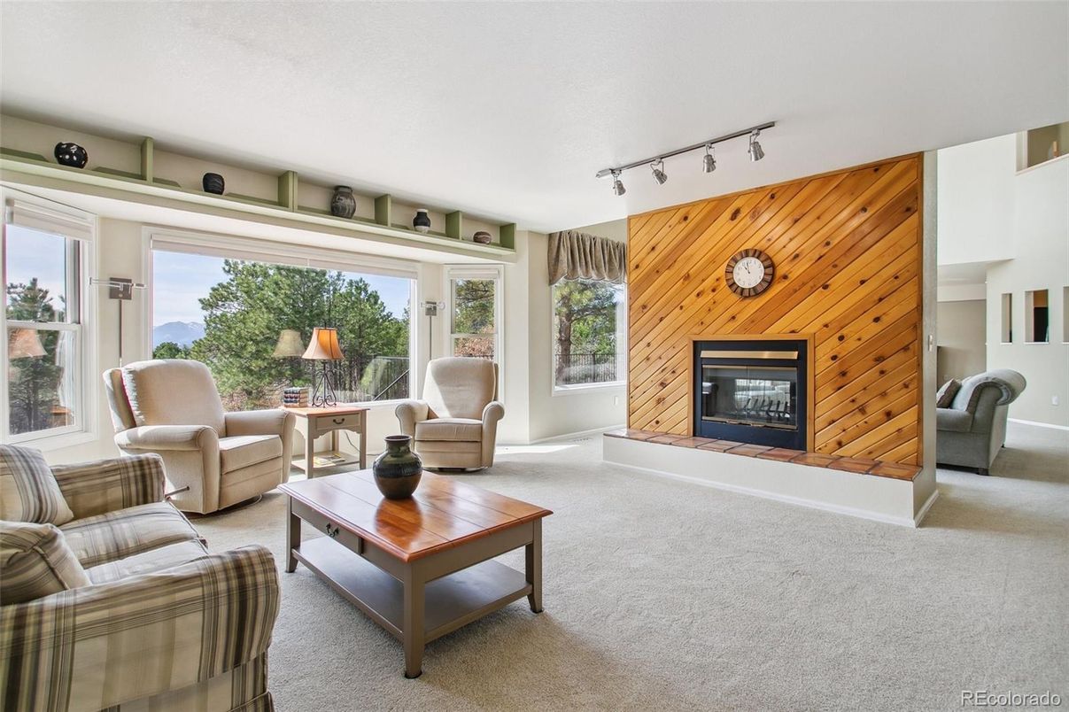 Fireplace, Interior, Living room, Wooden Walls