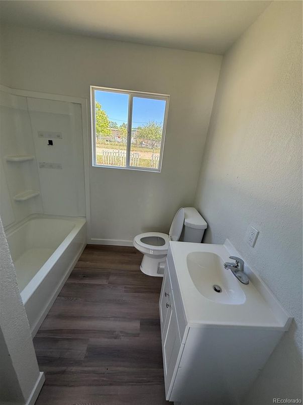 Bathroom, Interior, Wood Texture Flooring