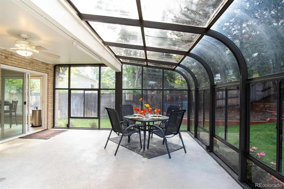 Dining room, Glass Ceilings, Interior, Sun Room