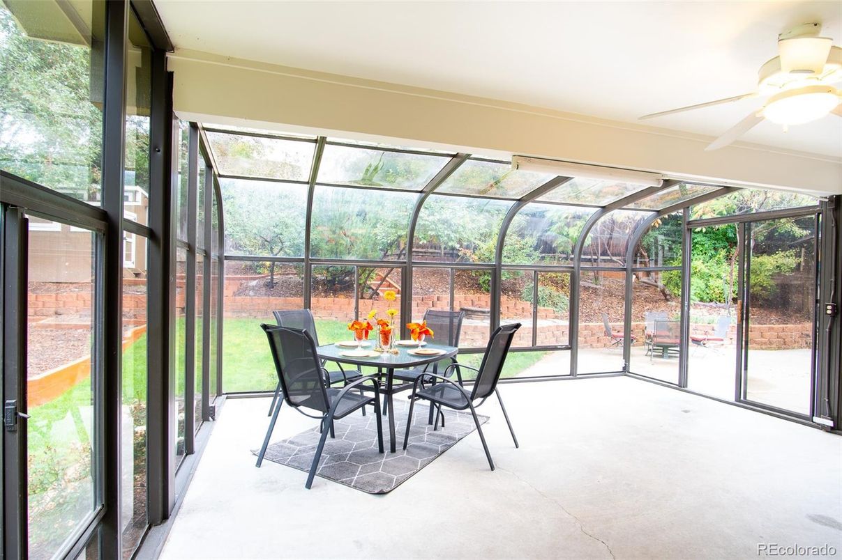 Dining room, Glass Ceilings, Interior, Sun Room