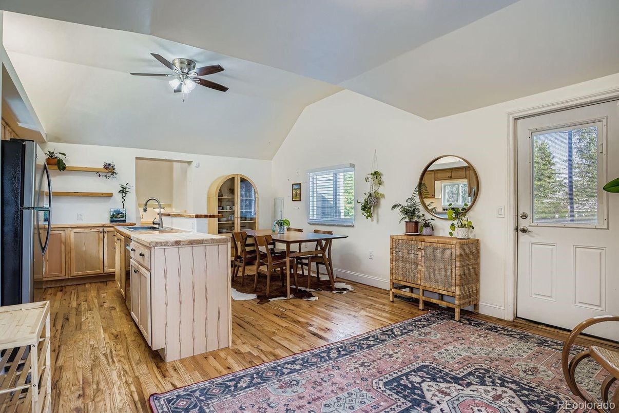 Dining room, Interior, Kitchen, Wood Texture Flooring