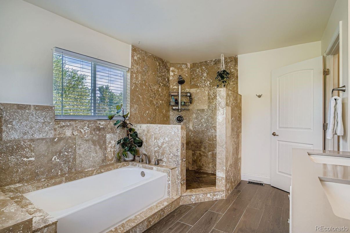 Bathroom, Interior, Wood Texture Flooring