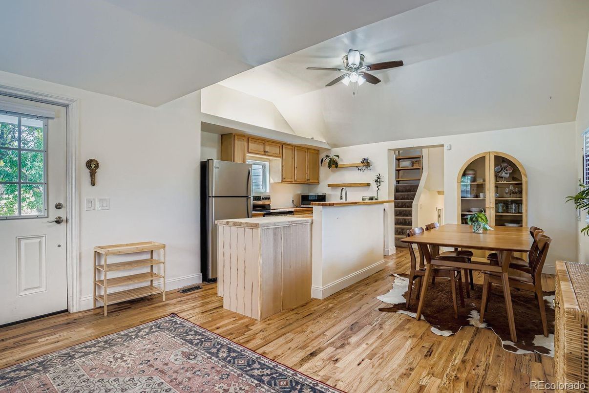 Dining room, Interior, Kitchen, Wood Texture Flooring
