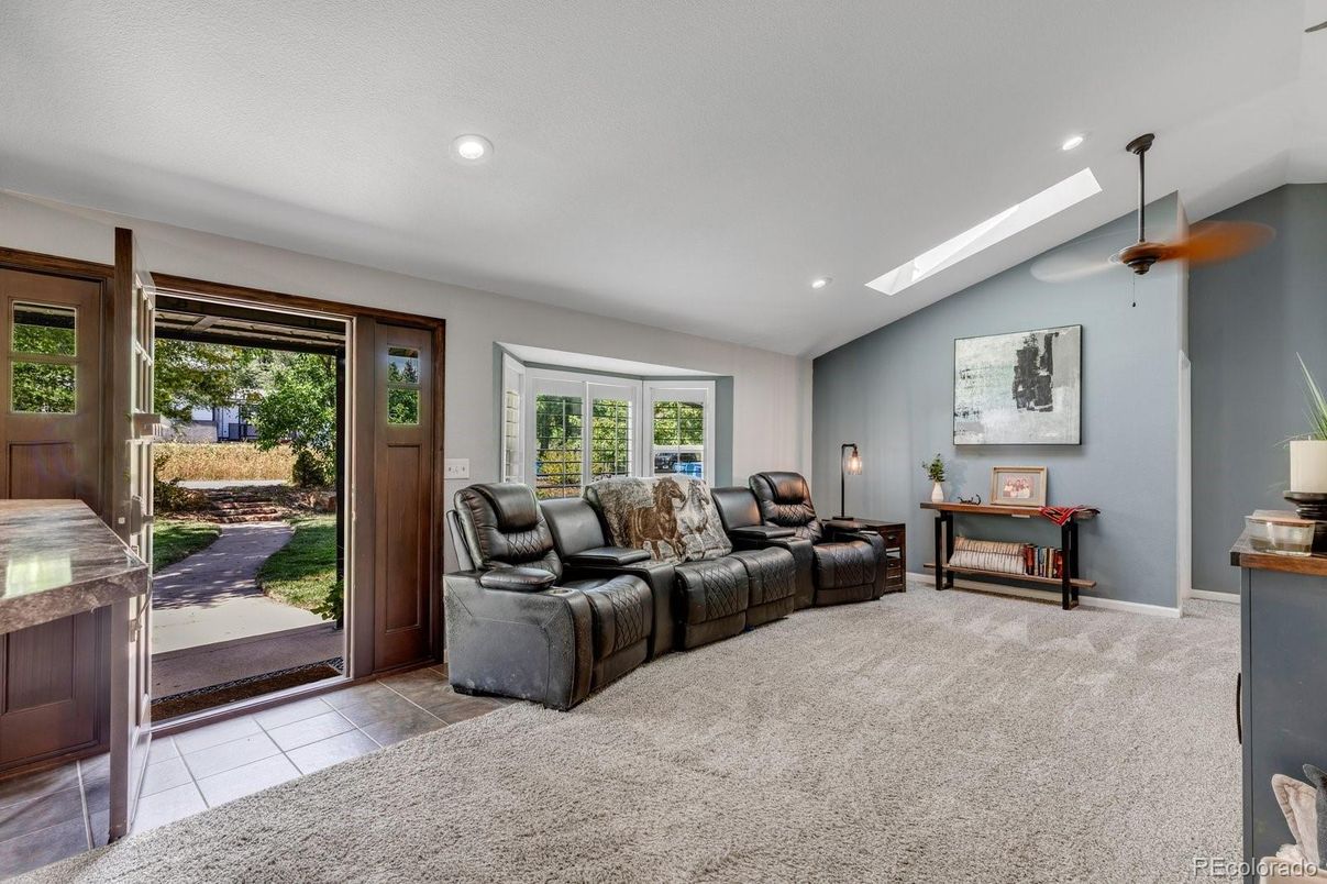 Interior, Living room, Recessed Lighting