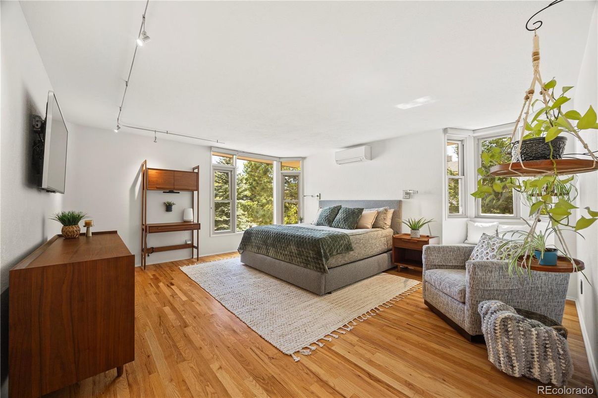 Bedroom, Interior, Wood Texture Flooring