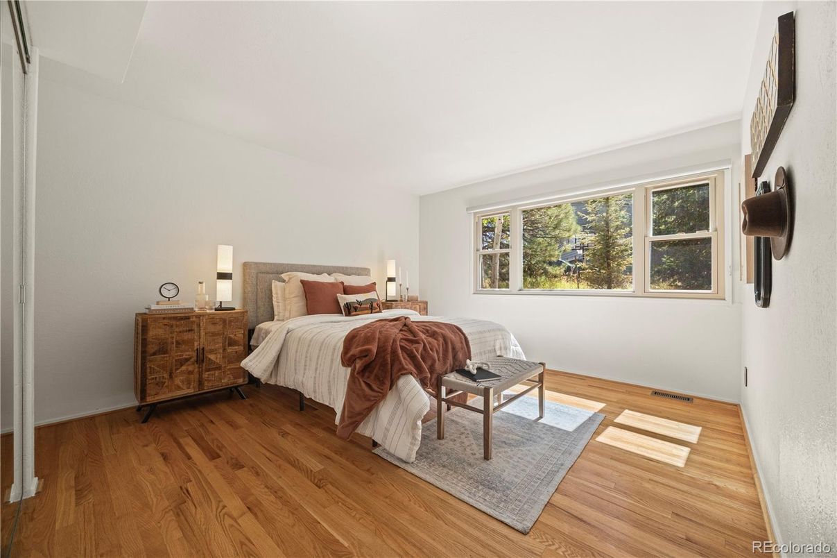 Bedroom, Interior, Wood Texture Flooring