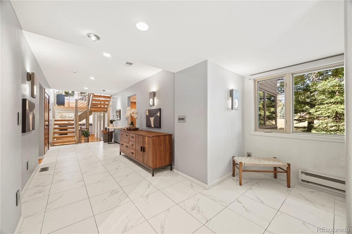Interior, Marble, Recessed Lighting