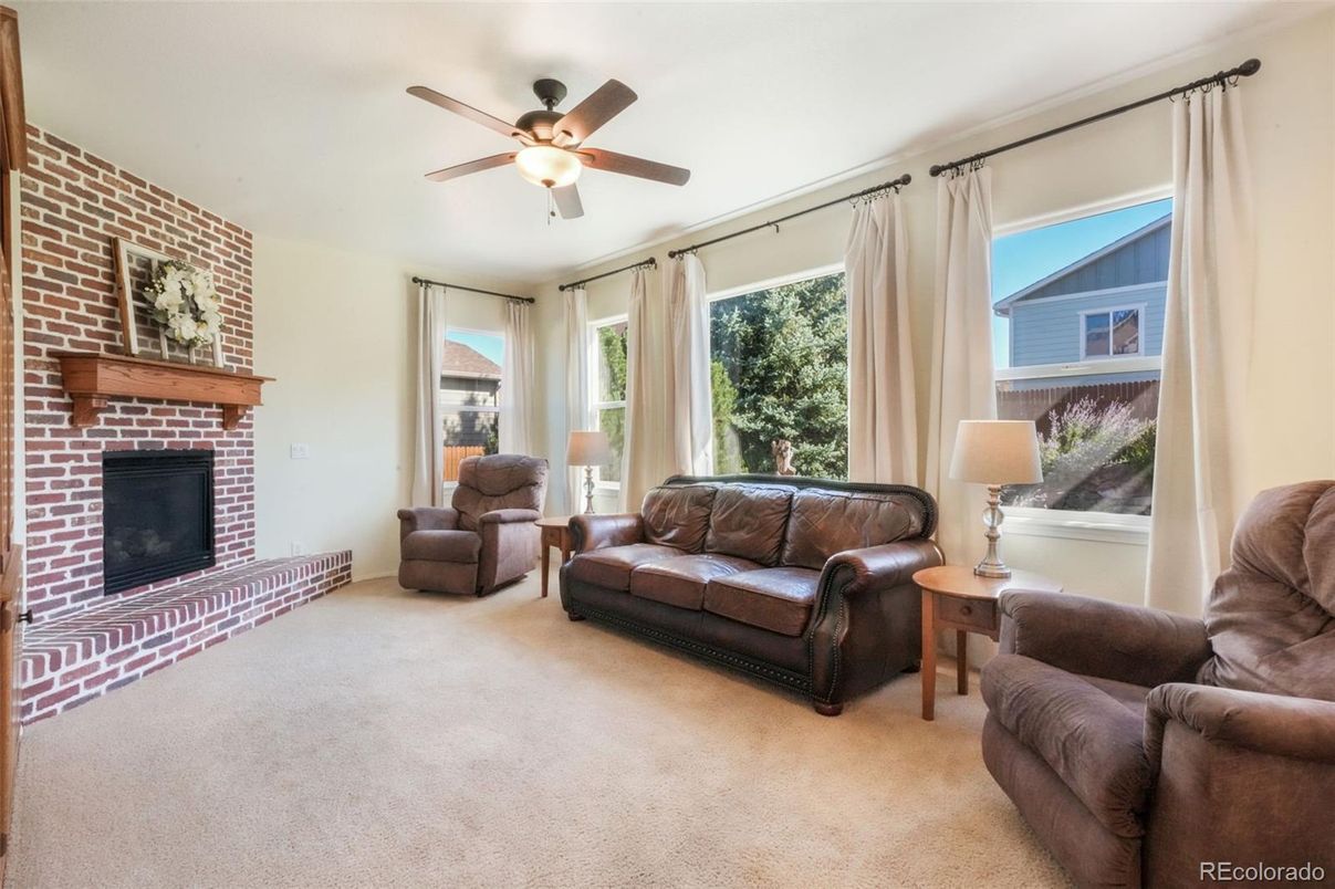 Fireplace, Interior, Living room, Stone Walls