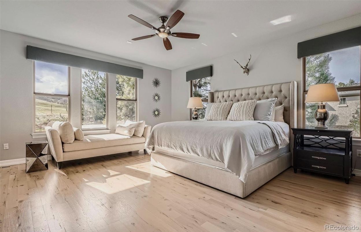 Bedroom, Interior, Wood Texture Flooring