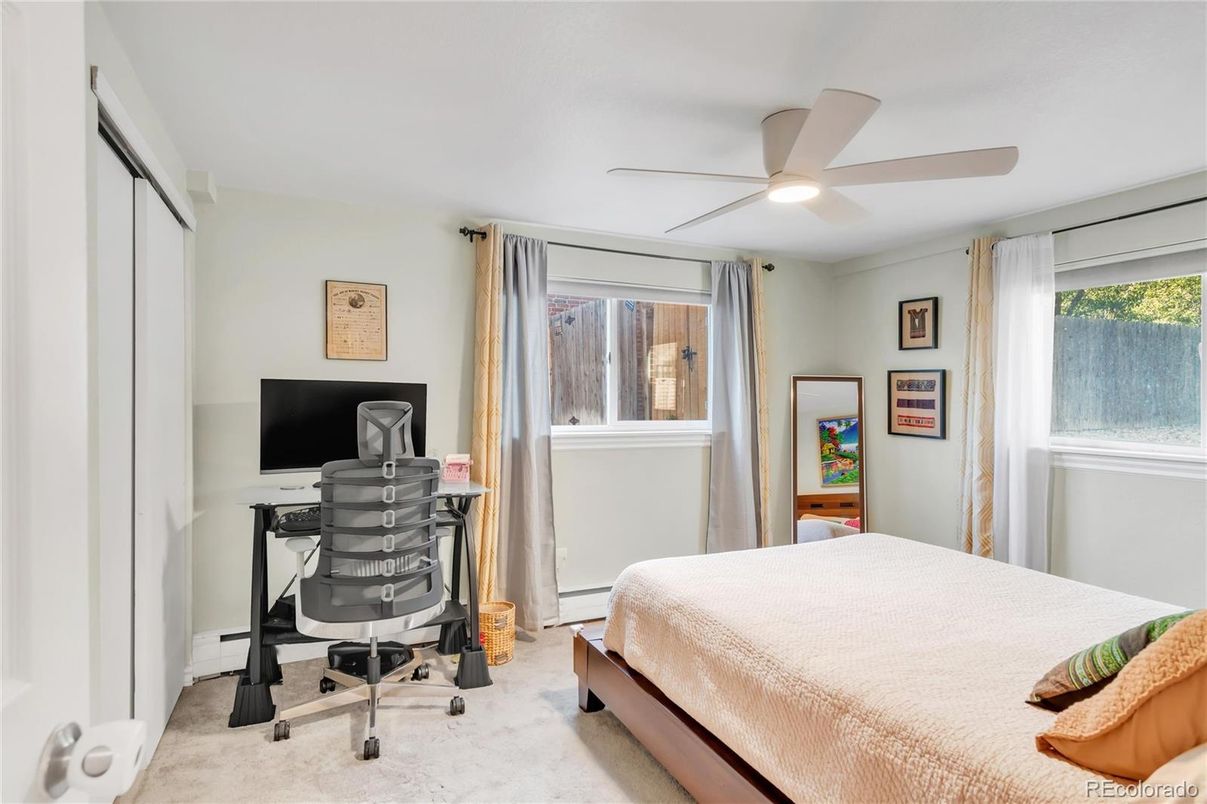 Bedroom, Home Office, Interior, Recessed Lighting