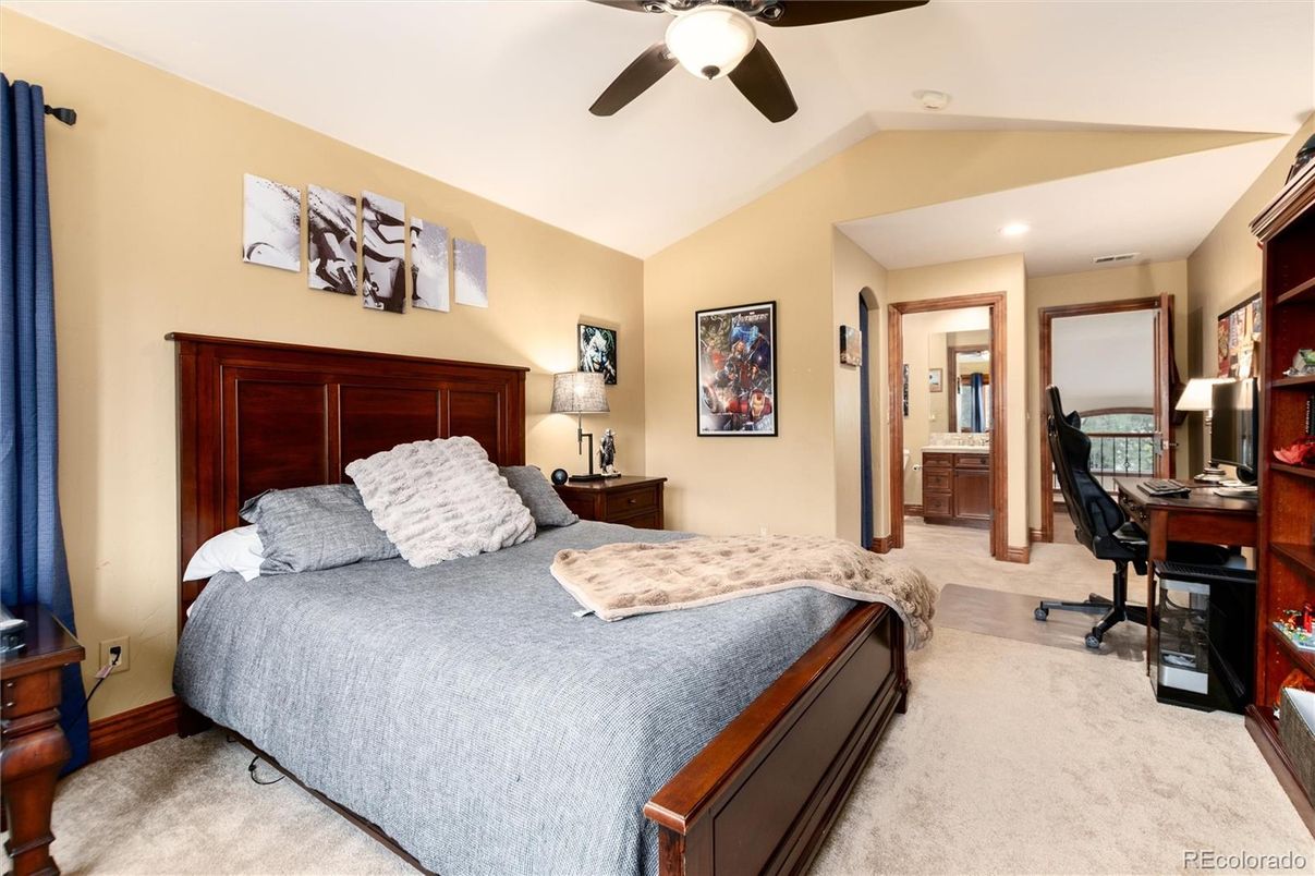 Bedroom, Home Office, Interior, Recessed Lighting