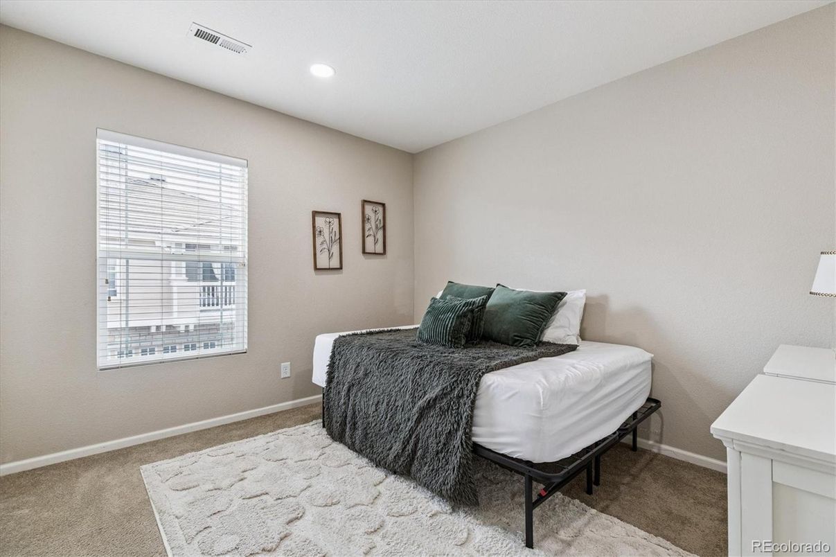Bedroom, Interior, Recessed Lighting