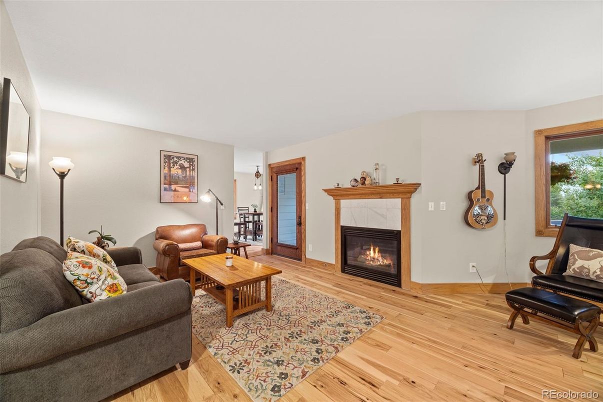 Fireplace, Interior, Living room, Wood Texture Flooring