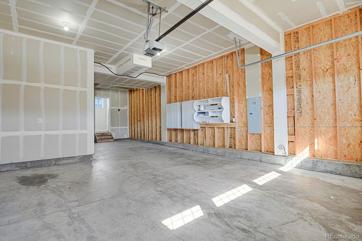 Garage, Interior, Wooden Walls