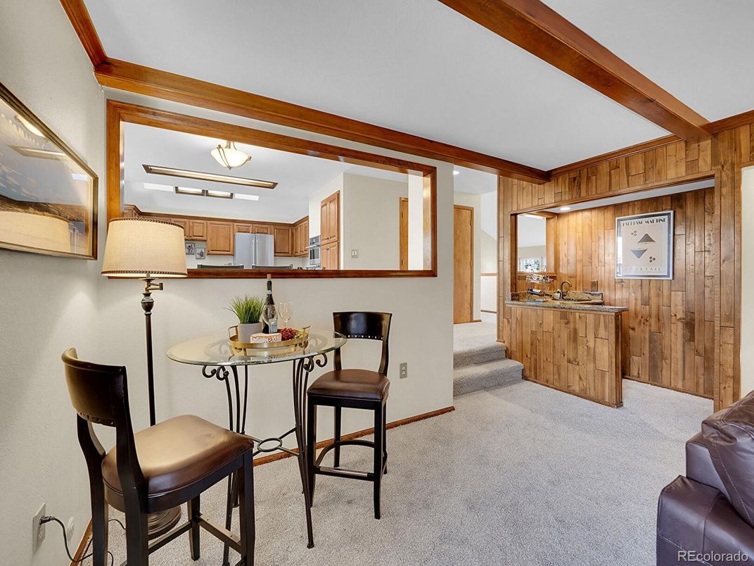 Dining room, Interior, Kitchen, Wooden Beams, Wooden Walls