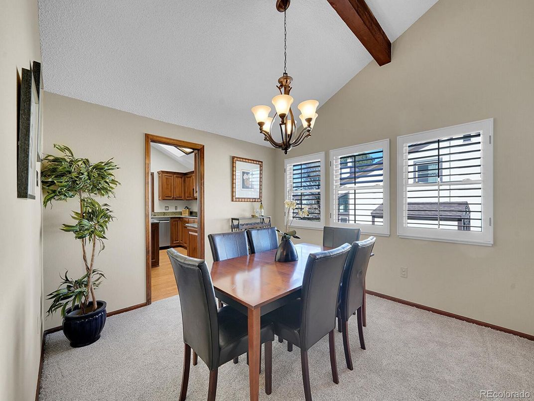 Chandelier, Dining room, Interior, Kitchen, Wooden Beams