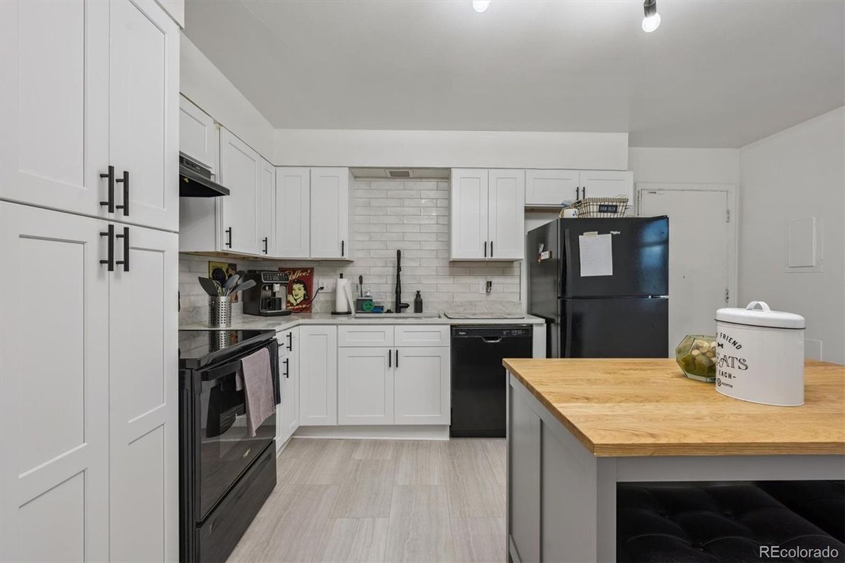 Interior, Kitchen, Wood Texture Flooring