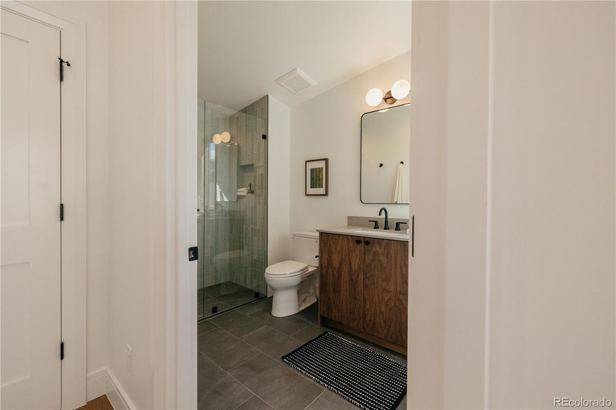 Bathroom, Glass Shower, Interior