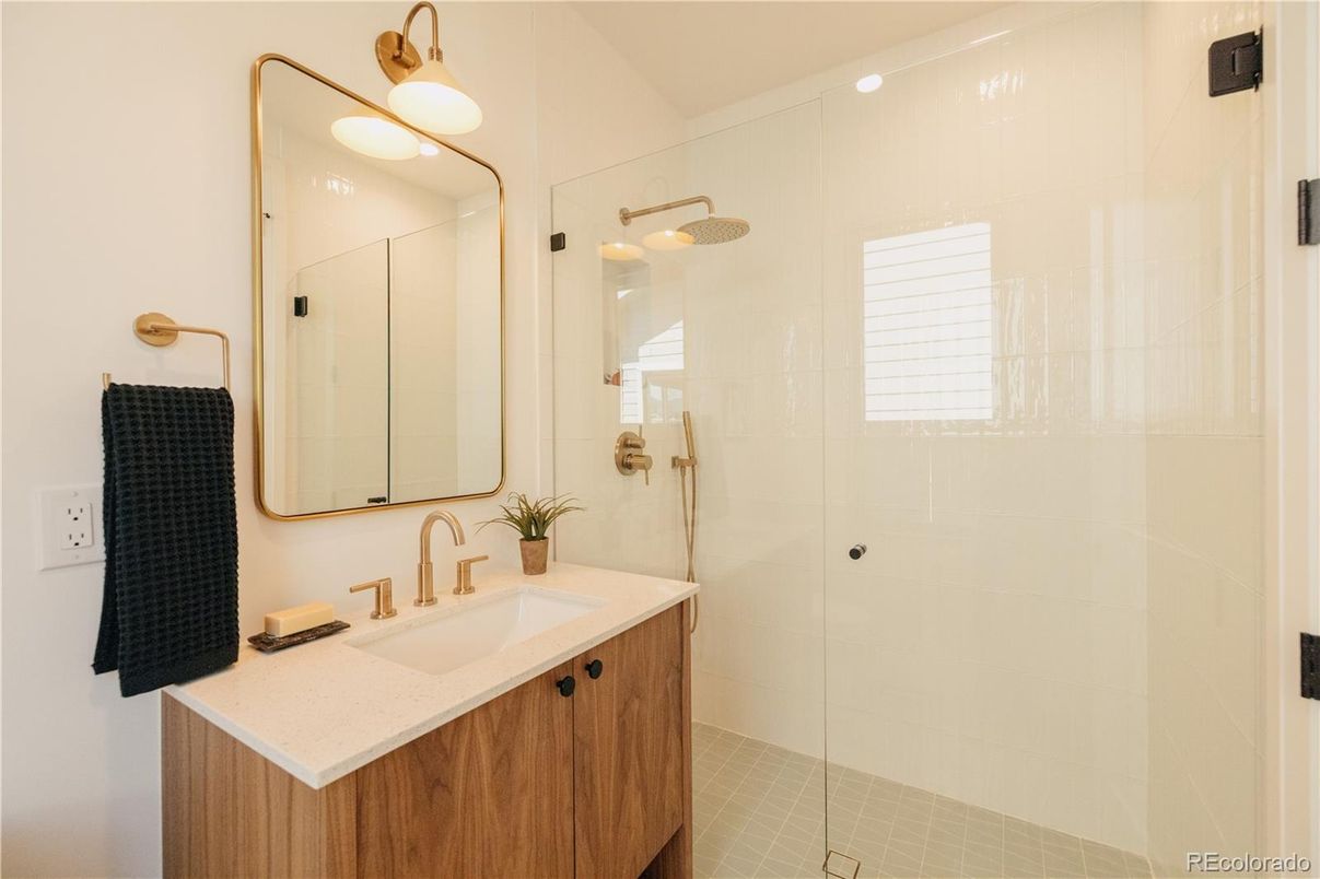 Bathroom, Glass Shower, Interior