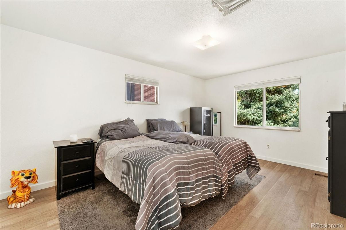 Bedroom, Interior, Wood Texture Flooring