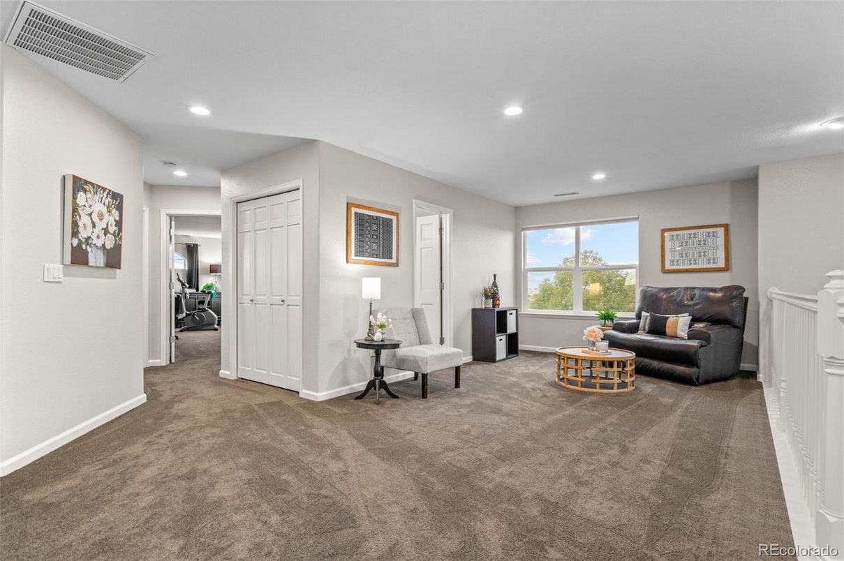 Interior, Living room, Recessed Lighting