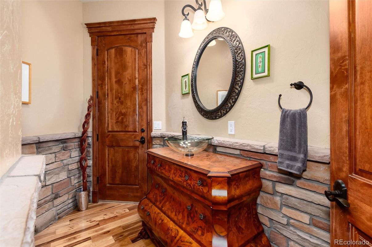 Bathroom, Interior, Wood Texture Flooring