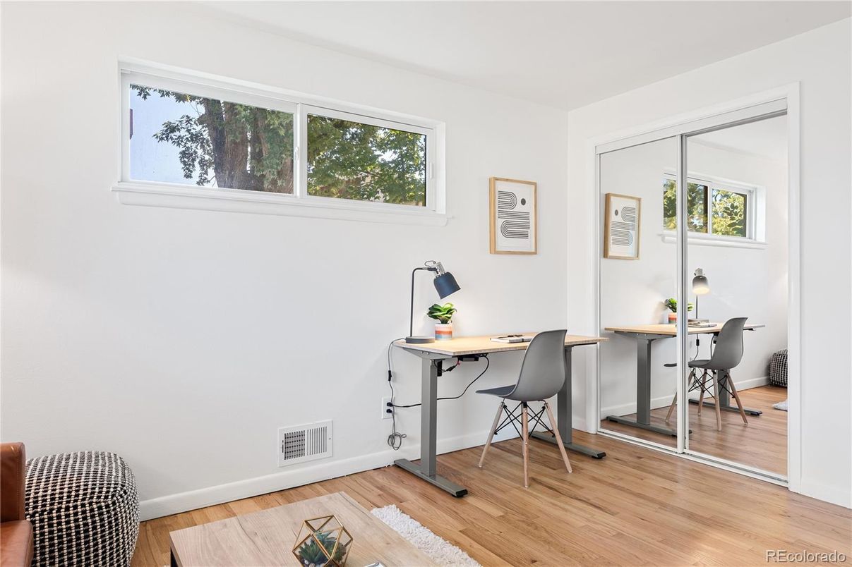 Home Office, Interior, Wood Texture Flooring